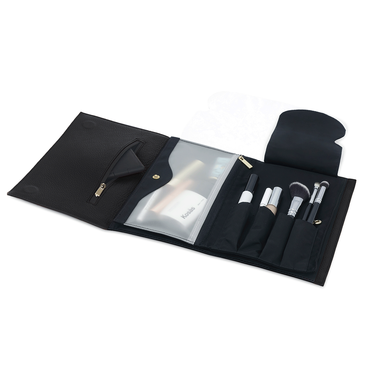 color: Black Leather+Pocket Organizer