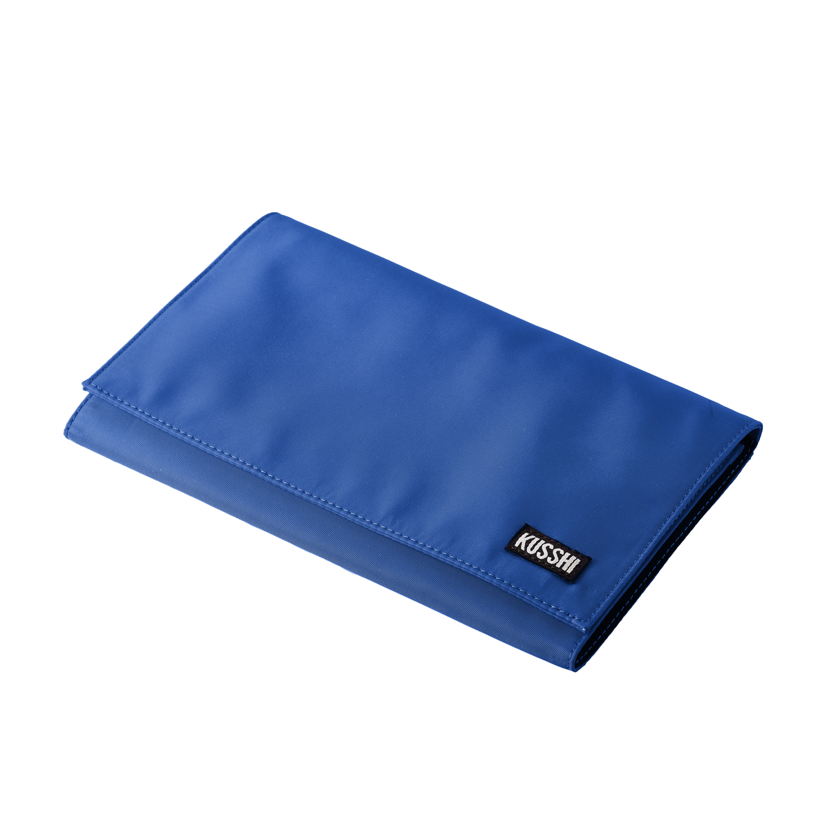 color: Royal Blue Fabric; alt: Royal Blue Clutch Cover| KUSSHI